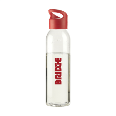 Picture of SIRIUS DRINK BOTTLE in Transparent & Red.