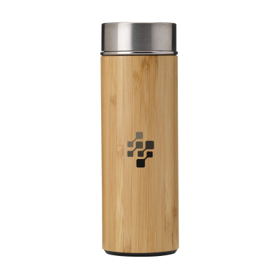 Picture of OSAKA BAMBOO THERMO BOTTLE & THERMO CUP in Wood.