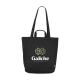 Picture of ORGANIC COTTON CANVAS GOTS TOTE BAG (280 G & M²) in Black