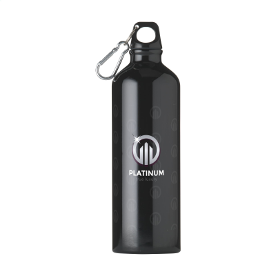 Picture of ALUMAXI GRS RECYCLED 750 ML WATER BOTTLE in Black.