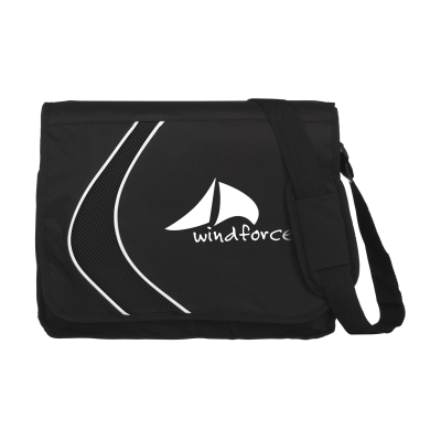 Picture of BOOMERANG DOCUMENT BAG in Black