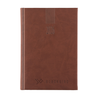 Picture of EUROTOP SABANA DIARY A5 6-LANGUAGES in Brown