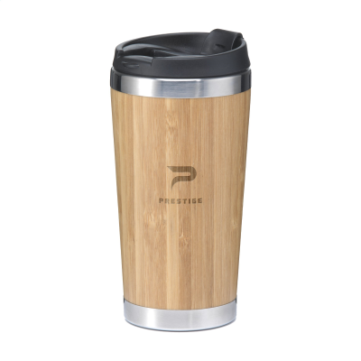 Picture of TOKYO 450 ML BAMBOO THERMO CUP in Bamboo.