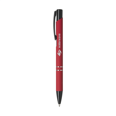 Picture of EBONY RUBBER PEN in Red.