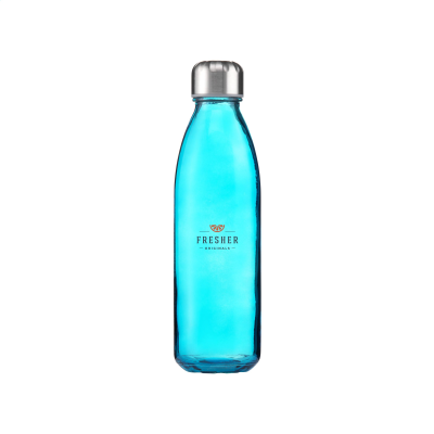 Picture of TOPFLASK GLASS 650 ML DRINK BOTTLE in Blue
