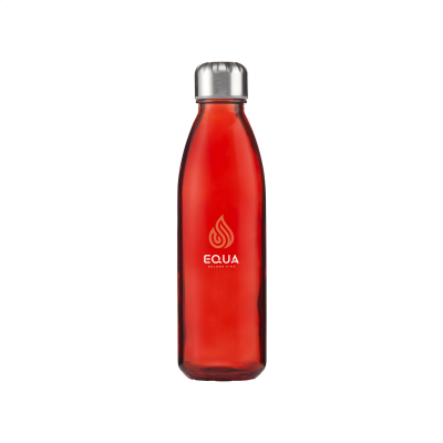 Picture of TOPFLASK GLASS 650 ML DRINK BOTTLE in Red