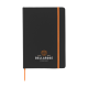 Picture of BLACKNOTE A5 PAPER NOTE BOOK in Orange