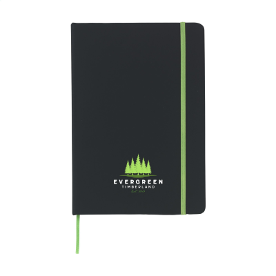 Picture of BLACKNOTE A5 NOTE BOOK in Lime