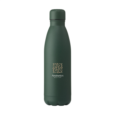 Picture of TOPFLASK PREMIUM RCS RECYCLED STEEL DRINK BOTTLE in Dark Green.