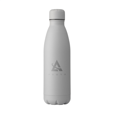 Picture of TOPFLASK PREMIUM RCS RECYCLED STEEL DRINK BOTTLE in Pale Grey.