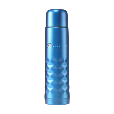 Picture of GRAPHIC THERMO BOTTLE in Blue.