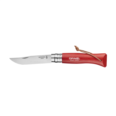 Picture of OPINEL COLORAMA NO 08 BLACK POCKET KNIFE in Red