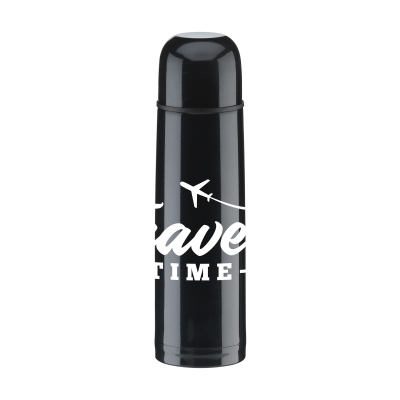 Picture of THERMOCOLOUR THERMO BOTTLE in Metallic Black.