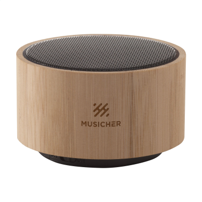 Picture of WAVE FSC BAMBOO CORDLESS SPEAKER in Bamboo.