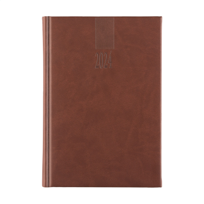 Picture of EURODIRECT DIARY 4 LANGUAGES in Brown