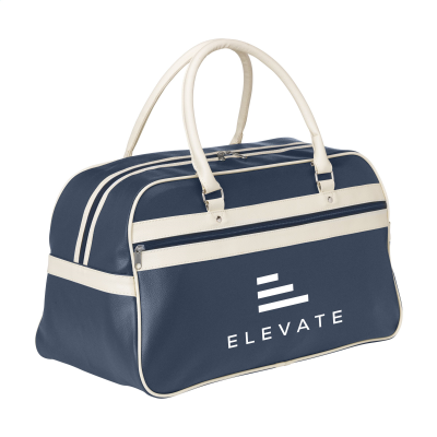 Picture of RETROSPORT SPORTS BAG in Blue & Beige.