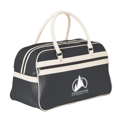 Picture of RETROSPORT SPORTS BAG in Black & White.