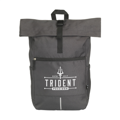 Picture of NOLAN RECYCLE RPET BACKPACK RUCKSACK in Grey.