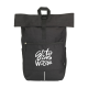 Picture of NOLAN RECYCLE RPET BACKPACK RUCKSACK in Black