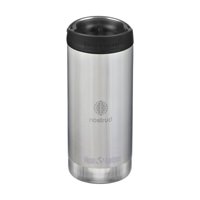 Picture of KLEAN KANTEEN TK WIDE RECYCLED THERMAL INSULATED MUG 355 ML in Silver.
