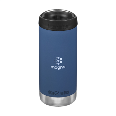 Picture of KLEAN KANTEEN TK WIDE RECYCLED THERMAL INSULATED MUG 355 ML in Blue.