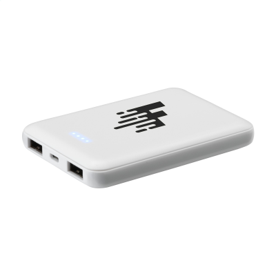 Picture of POCKETPOWER 5000 POWERBANK EXTERNAL CHARGER in White