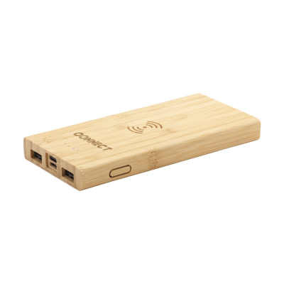 Picture of BAMBOO 8000 CORDLESS POWERBANK CORDLESS CHARGER in Wood.