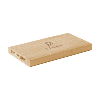 Picture of BAMBOO 4000 POWERBANK EXTERNAL CHARGER in Wood.