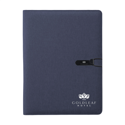 Picture of QUEST PORTFOLIO RPET A4 DOCUMENT FOLDER in Blue