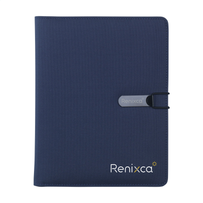 Picture of QUEST PORTFOLIO RPET A5 DOCUMENT FOLDER in Blue.