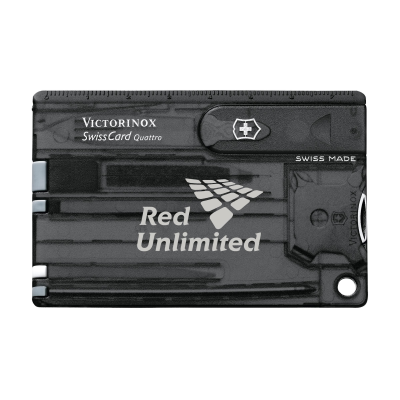 Picture of VICTORINOX SWISSCARD QUATTRO in Transparent Black