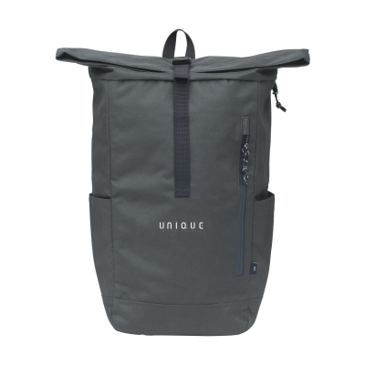 Picture of NOLAN PICNIC RPET BACKPACK RUCKSACK in Grey.