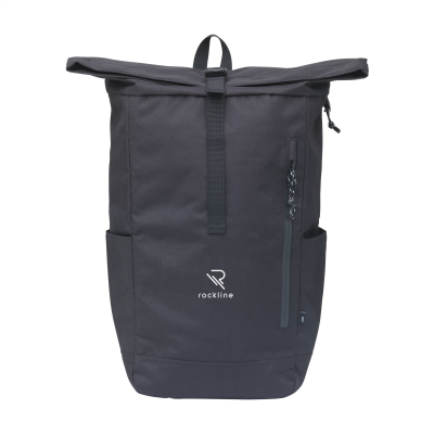 Picture of NOLAN PICNIC RPET BACKPACK RUCKSACK in Black