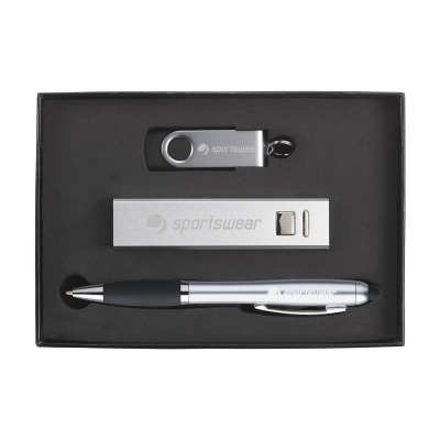 Picture of POWERBOX 1 GIFTSET in Silver