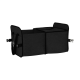 Picture of TRUNK GRS RPET FELT ORGANIZER COOL BAG in Black
