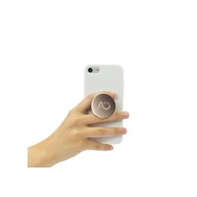 Picture of POPSOCKETS® ALUMINIUM METAL PHONE HOLDER in champagne