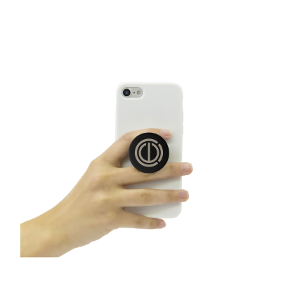 Picture of POPSOCKETS® ALUMINIUM METAL PHONE HOLDER in Black