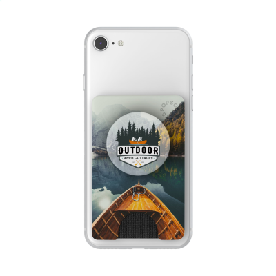 Picture of POPSOCKETS® POPWALLET+ CARD HOLDER with Popgrip in Black