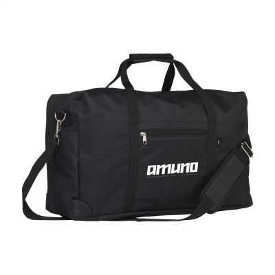 Picture of MANCHESTER RPET TRAVELBAG in Black.