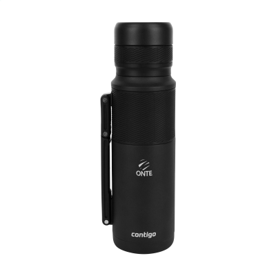 Picture of CONTIGO® THERMAL INSULATED BOTTLE 1200 ML THERMO BOTTLE in Black.