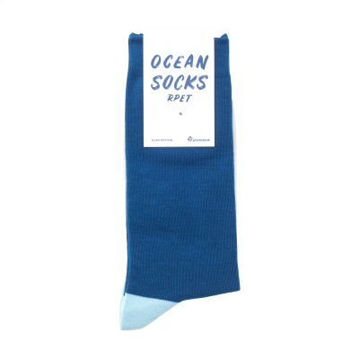 Picture of PLASTIC BANK SOCKS RPET in Blue