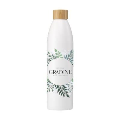 Picture of NATURAL BOTTLE SLIM 500 ML DRINK BOTTLE in White.