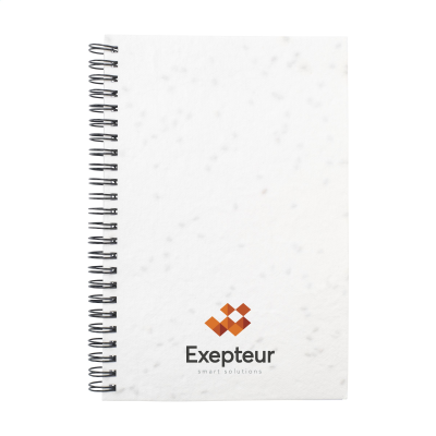 Picture of SEEDS PAPER NOTE BOOK A5 in White.