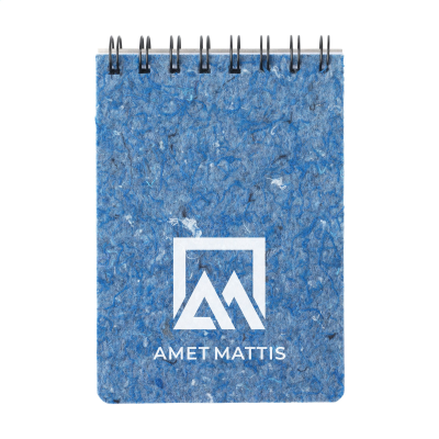 Picture of NOTE BOOQ A6 RING BINDER NOTE BOOK in Blue