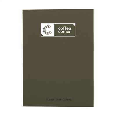 Picture of NOTE BOOK AGRICULTURAL WASTE A5 - SOFTCOVER in Coffee