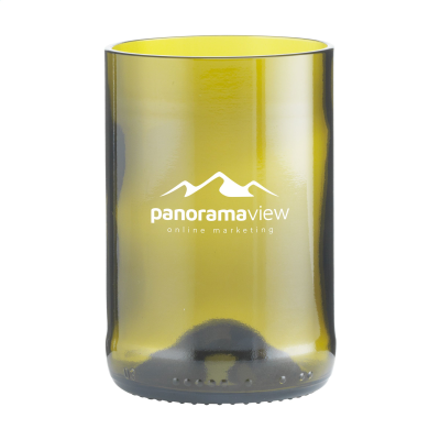Picture of REBOTTLED® TUMBLER DRINK GLASS in Amber