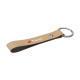 Picture of BONDED LEATHER KEYRING in Taupé