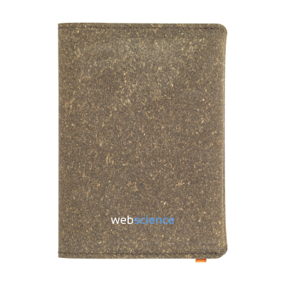 Picture of BONDED LEATHER PASSPORT HOLDER in Brown