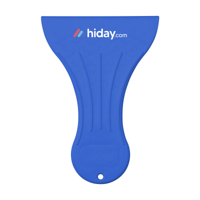 Picture of RECYCLED SOCIAL PLASTIC ICE SCRAPER in Blue.