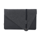 Picture of RECYCLED FELT & APPLE LEATHER LAPTOP SLEEVE 15 & 16 INCH in Black